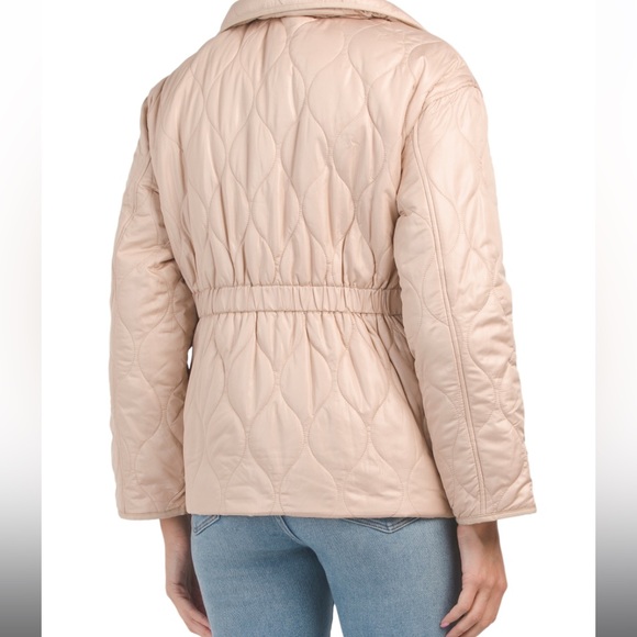 New! Kate Spade Relaxed Belted Quilted Anorak Coat Size Medium - Picture 2 of 2